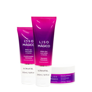 Kit Lowell Liso Mágico Home Care (3 produtos) em Oferta na Shopee