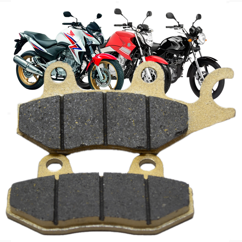 Pastilha De Freio Para Twister Cb250 2001 - 2008 Da Cb 300 Sem Abs Pra Ybr 125 Ed 2001 - 2008