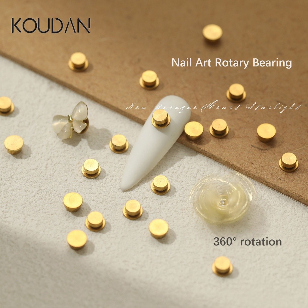 Eixo Giratório Para Arte Em Unhas , Base Decorativa De Metal Rolamento Pequeno , Faça Você Mesmo , 10 Peças KOUDAN em Oferta na Shopee