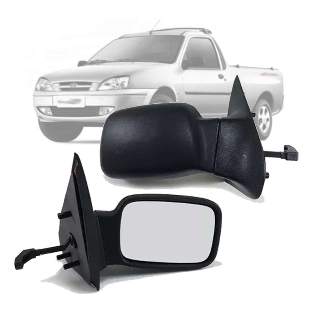 Par Retrovisor Courier 1997 98 99 00 01 02 03 04 05 06 07 08 09 10 11 2012 Com Controle Interno