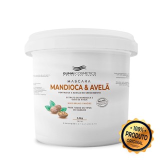 Máscara de tratamento Mandioca e Avelã Gunai Professional Poderosa Hidratação 3,5 em Oferta na Shopee