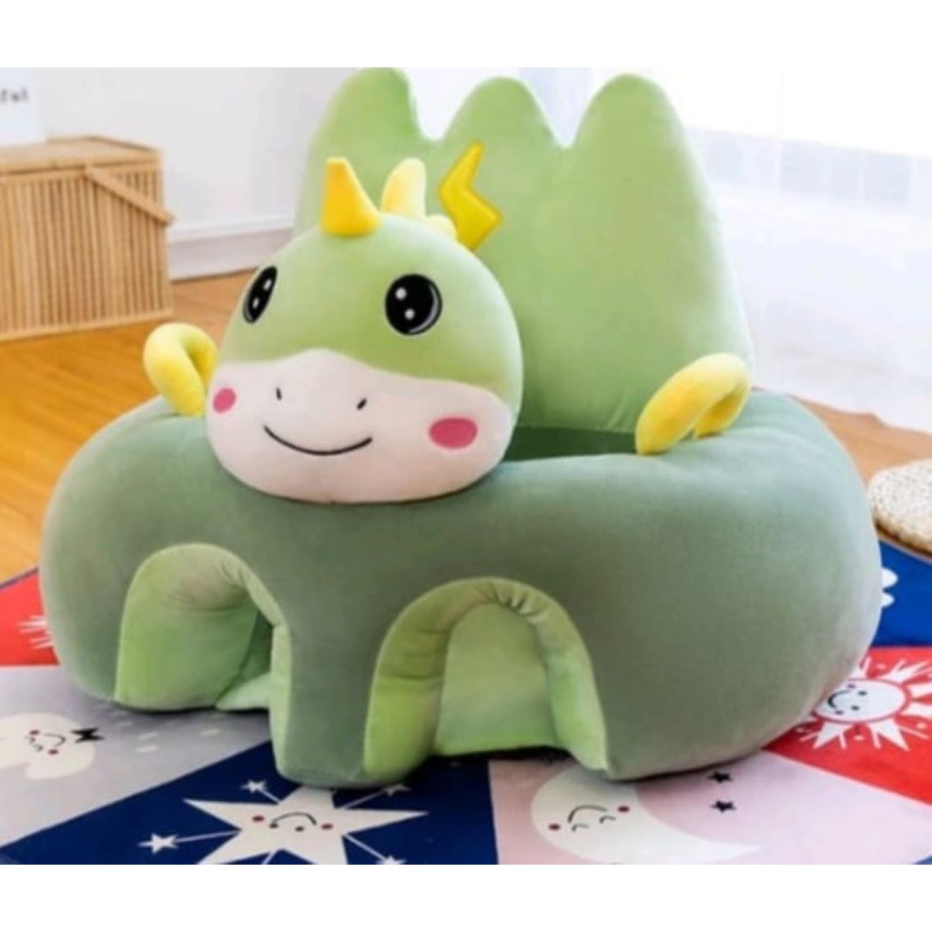 Cadeirinha para Bebe 3 a 24 meses com Enchimento Fibra Antialergica de Dinossauro