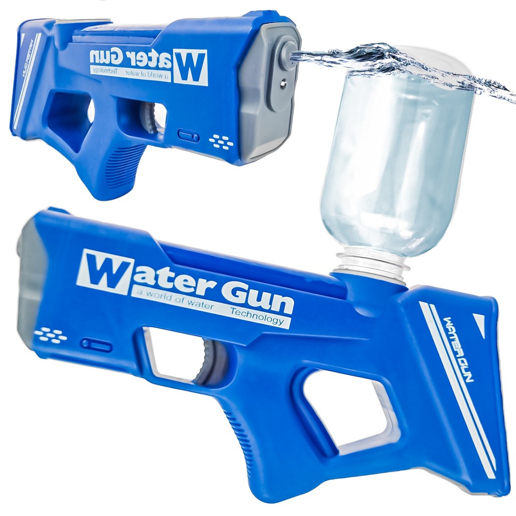 Arma Lança Água Pistola Elétrica Azul Alta Pressão Brinquedo Verão Zippy Toys