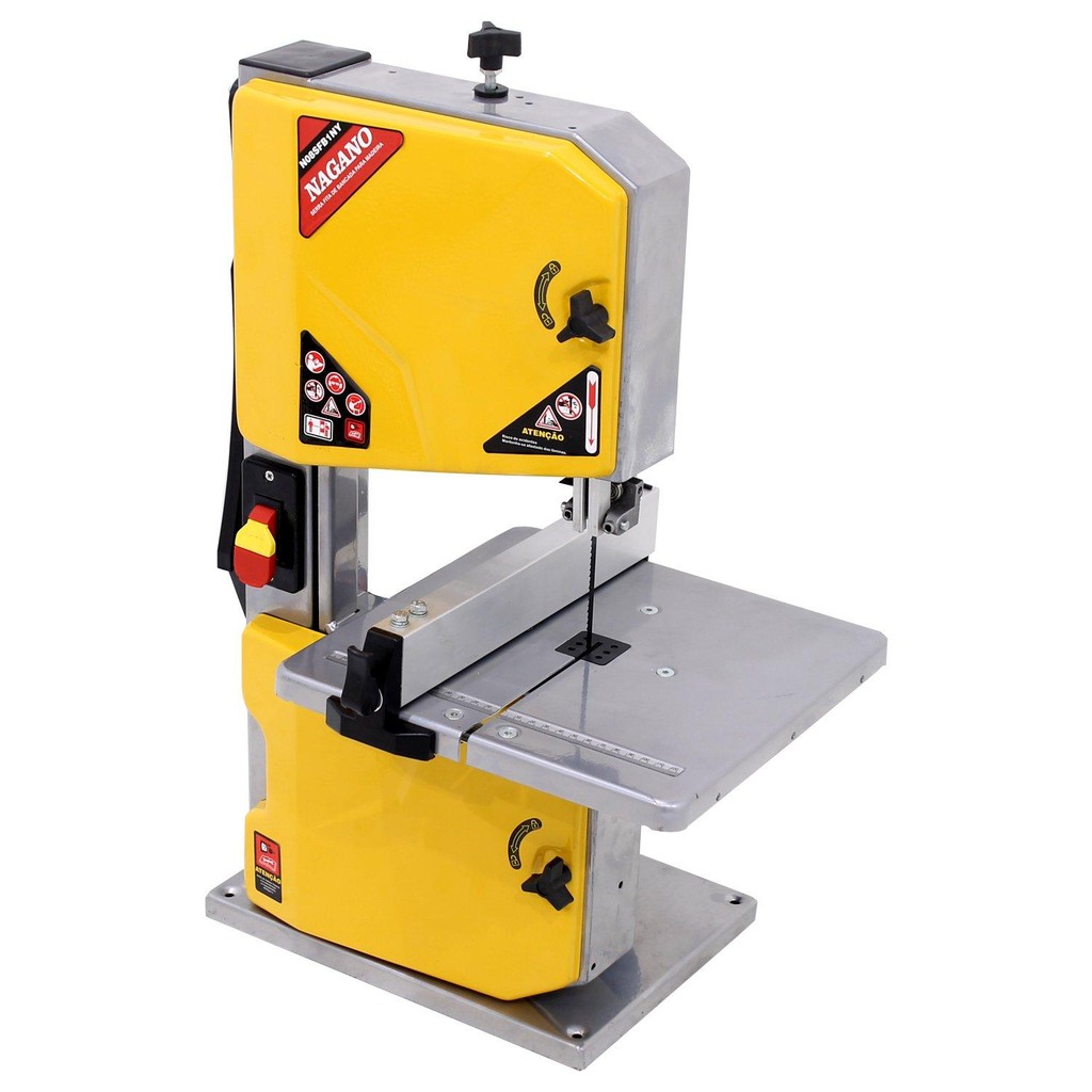 Serra Fita de Bancada para Madeira 8 Pol 302x204mm 250w - 110v em Oferta na Shopee