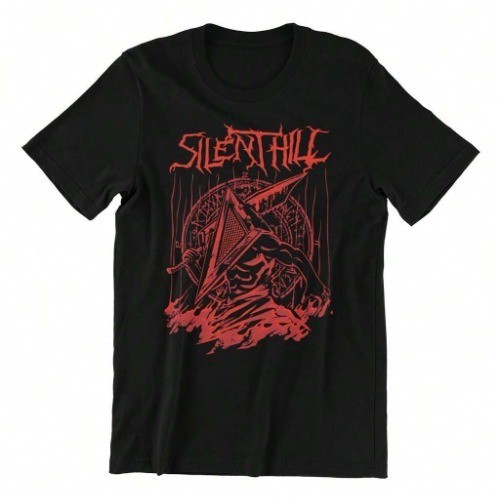 Camiseta Silent Hill Pyramid Head  Blusa Camisa Unissex 100% Algodão