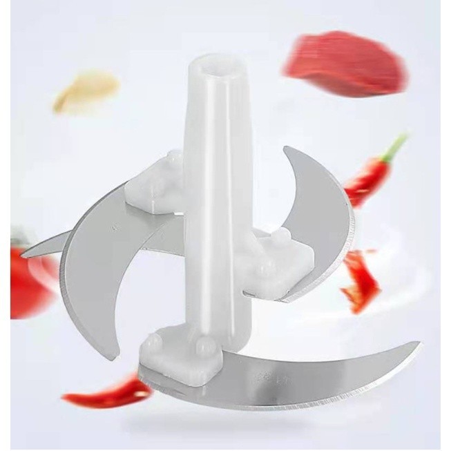 Processador de alimentos Três Lâminas Mixer e Trava de Segurança Manual 1.5L em Oferta na Shopee