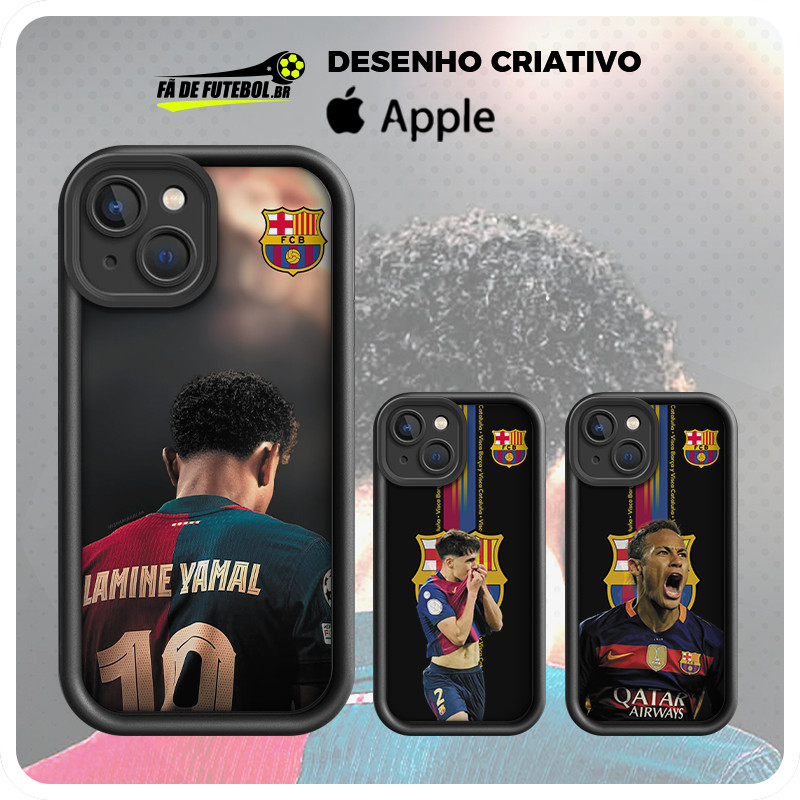 Capa Barcelona Bar neymar La Liga Estrela De Futebol Silicone com iphone11 14 15 16 pro max plus JT