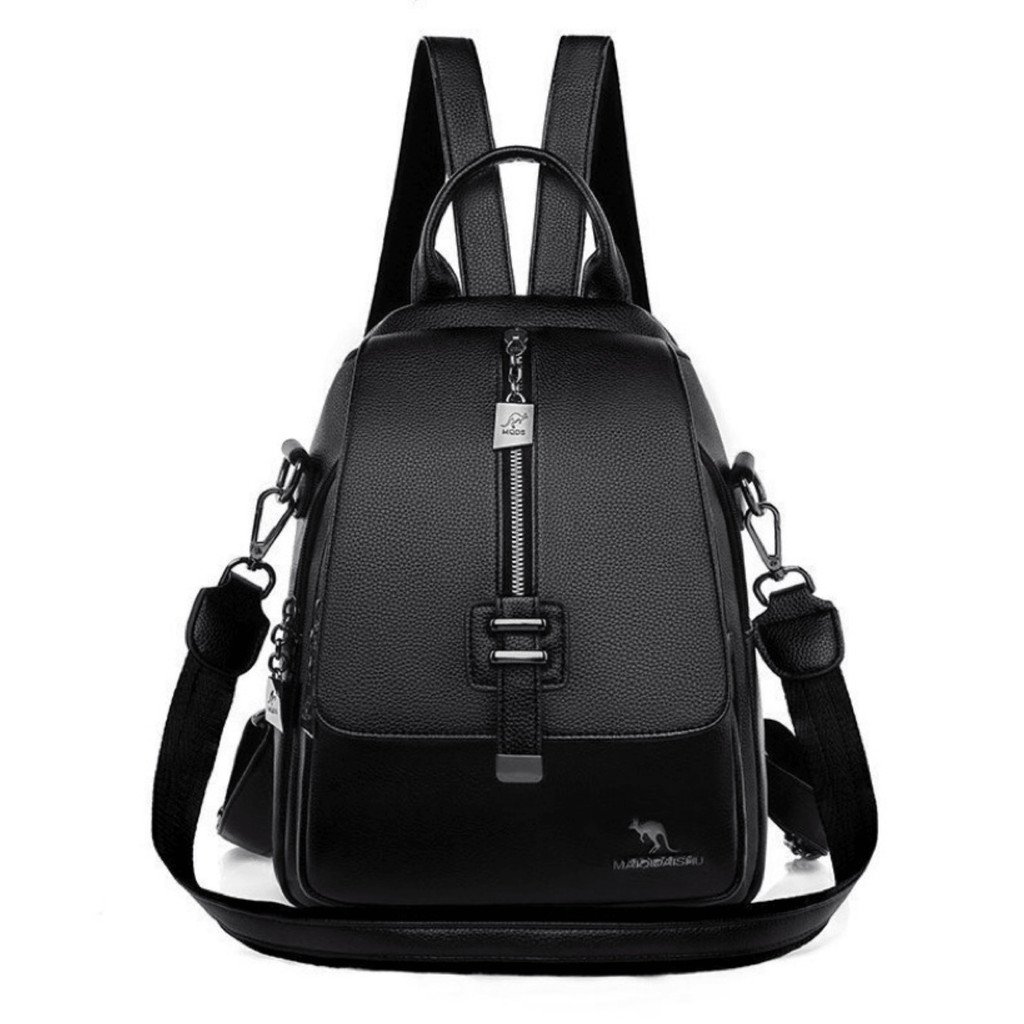 Mochila Couro Feminina Casual Impermeável Elegante Escolar 2 em 1 Alça Ajustável Moda Luxo Elegante Moderna em Oferta na Shopee