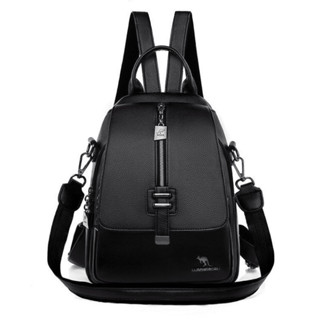 Mochila Couro Feminina Casual Impermeável Elegante Escolar 2 em 1 Alça Ajustável Moda Luxo Elegante Moderna em Oferta na Shopee