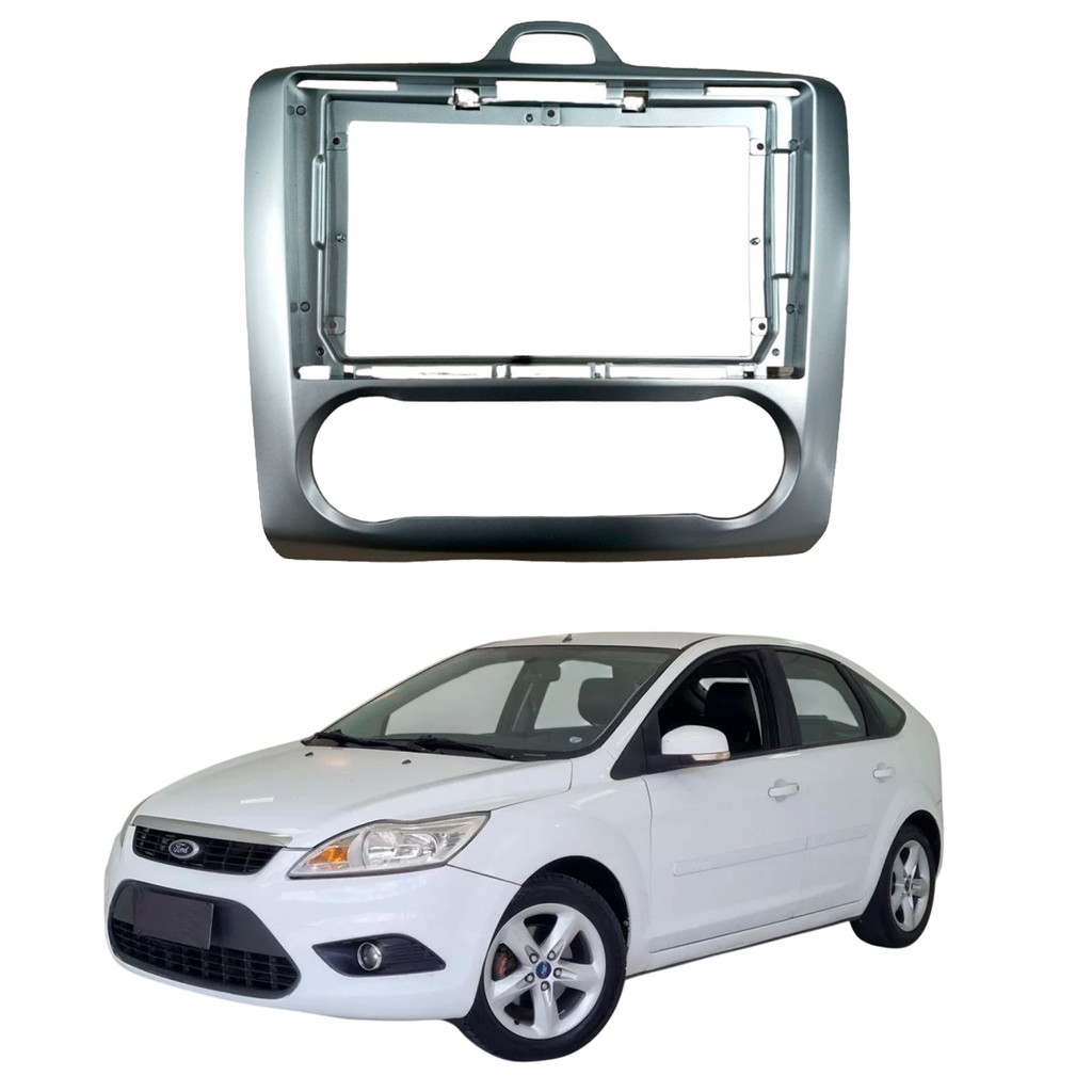 MOLDURA 2 DIN FORD FOCUS 2009 A 2012 9 POL EXPEX EPX9FD013