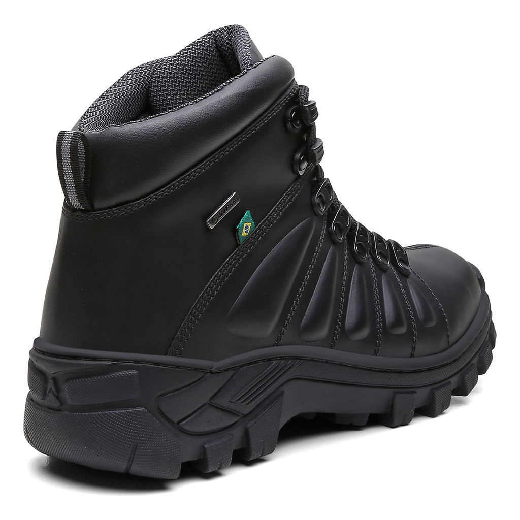 Bota Masculina Adventure Couro Legitimo Coturno Confortável