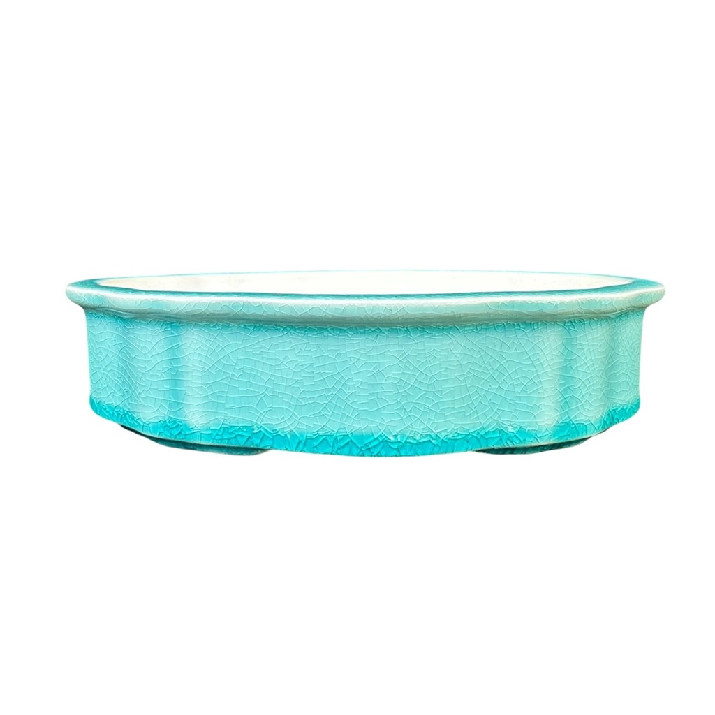 Vaso de ceramica chines para bonsai 19,5x12,5x4,5 nuvem vasos yixing importado p/suculentas plantas