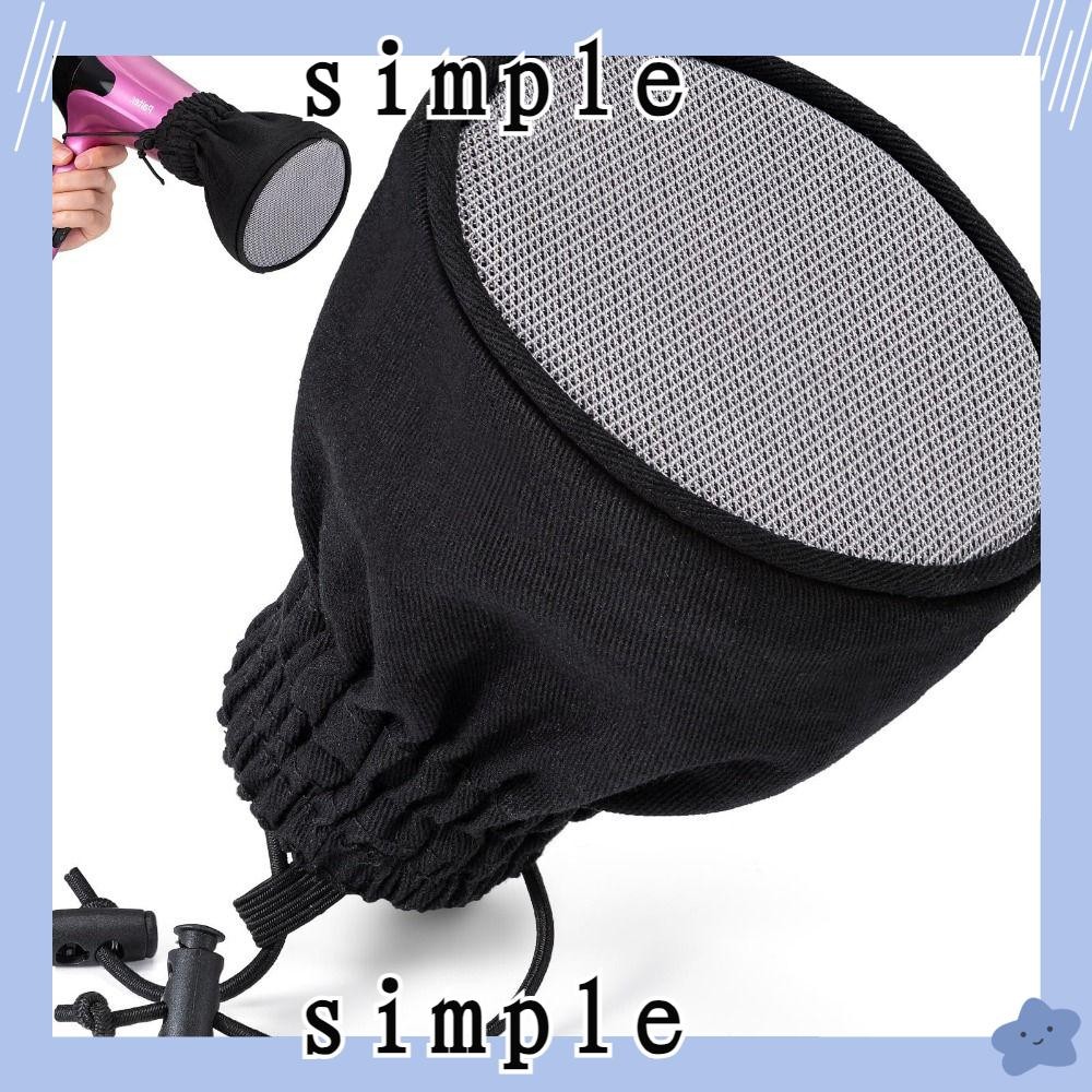 Capa Difusora De Secador De Cabelo SIMPLESHOP , Bolsa De Armazenamento Universal Para Difusor De Pano , Com Faixa Elásti