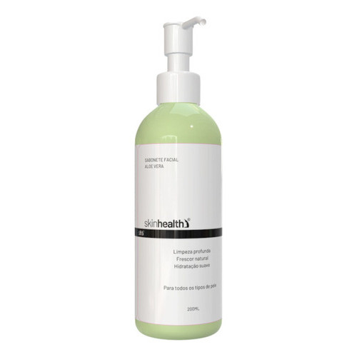 Sabonete Facial Aloe Vera Skinhealth 200ml Momento De Aplicação Dia/noite Tipo De Pele Todo Tipo De Pele