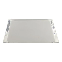 Bandeja Maciça 10mm Acrílico 30x40cm Diamantada 40x30 Crista