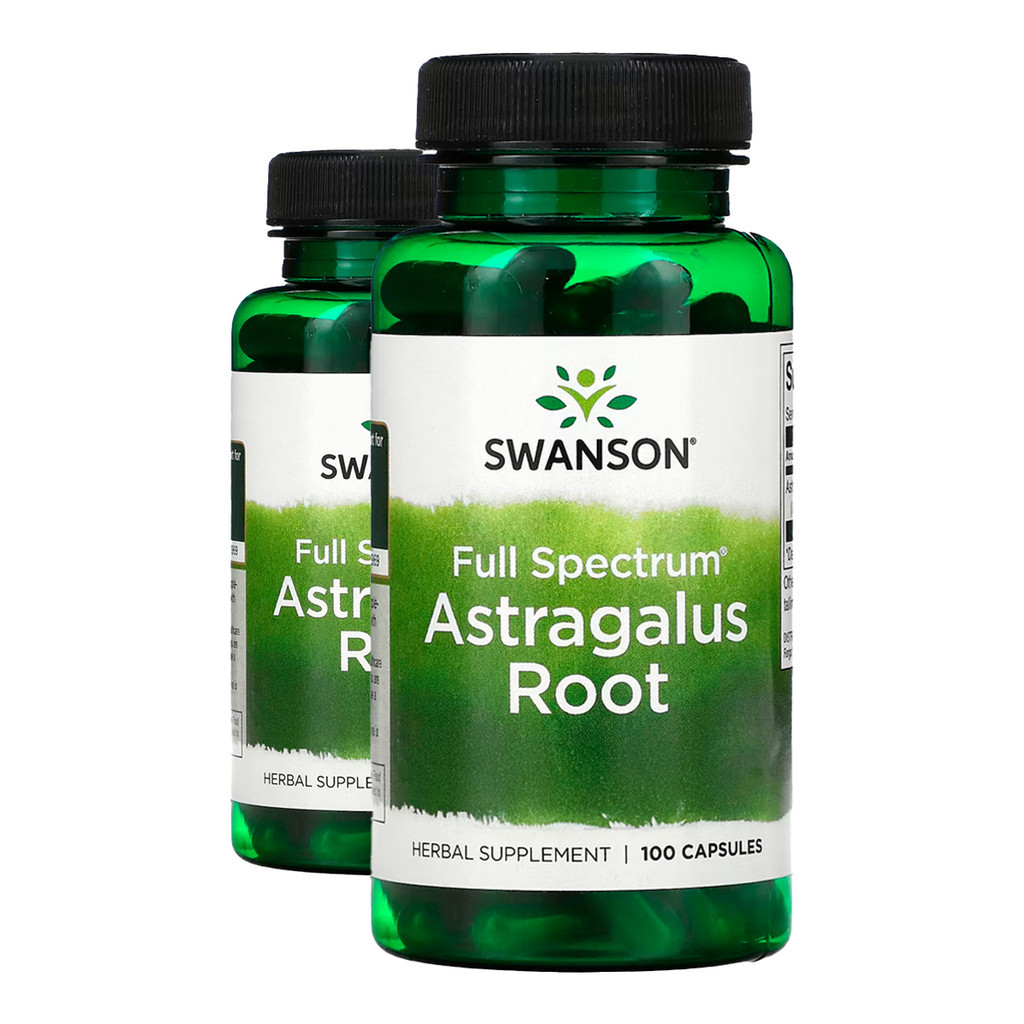 SWANSON KIT 2x Raiz Astrágalo 100 Cápsulas Made in Usa