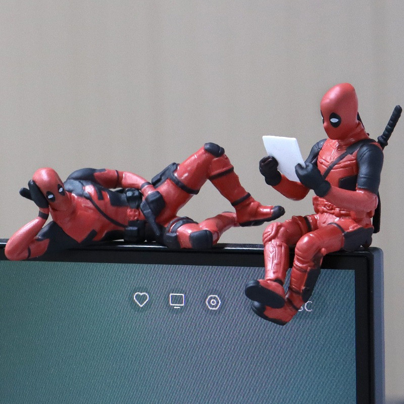 Figura de Ação do Anime Deadpool, Brinquedo de Interior de Carro, Acessórios de Pendente, Modelo de Mini Boneca, Estátua