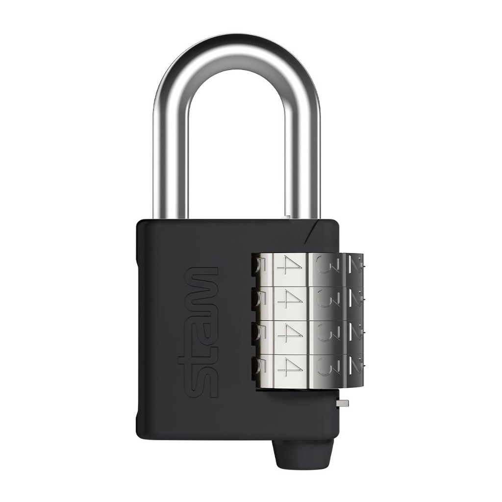 Cadeado Para Mala Mochila Segredo Numérico 40mm Preto Stam