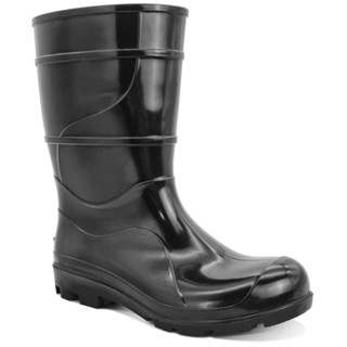 Bota PVC Cano Médio Cartom CA 32169 - Preto em Oferta na Shopee