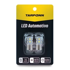 Par Lâmpada Led Ba15s 1 Polo 13 Leds 12v 6000k Tarponn