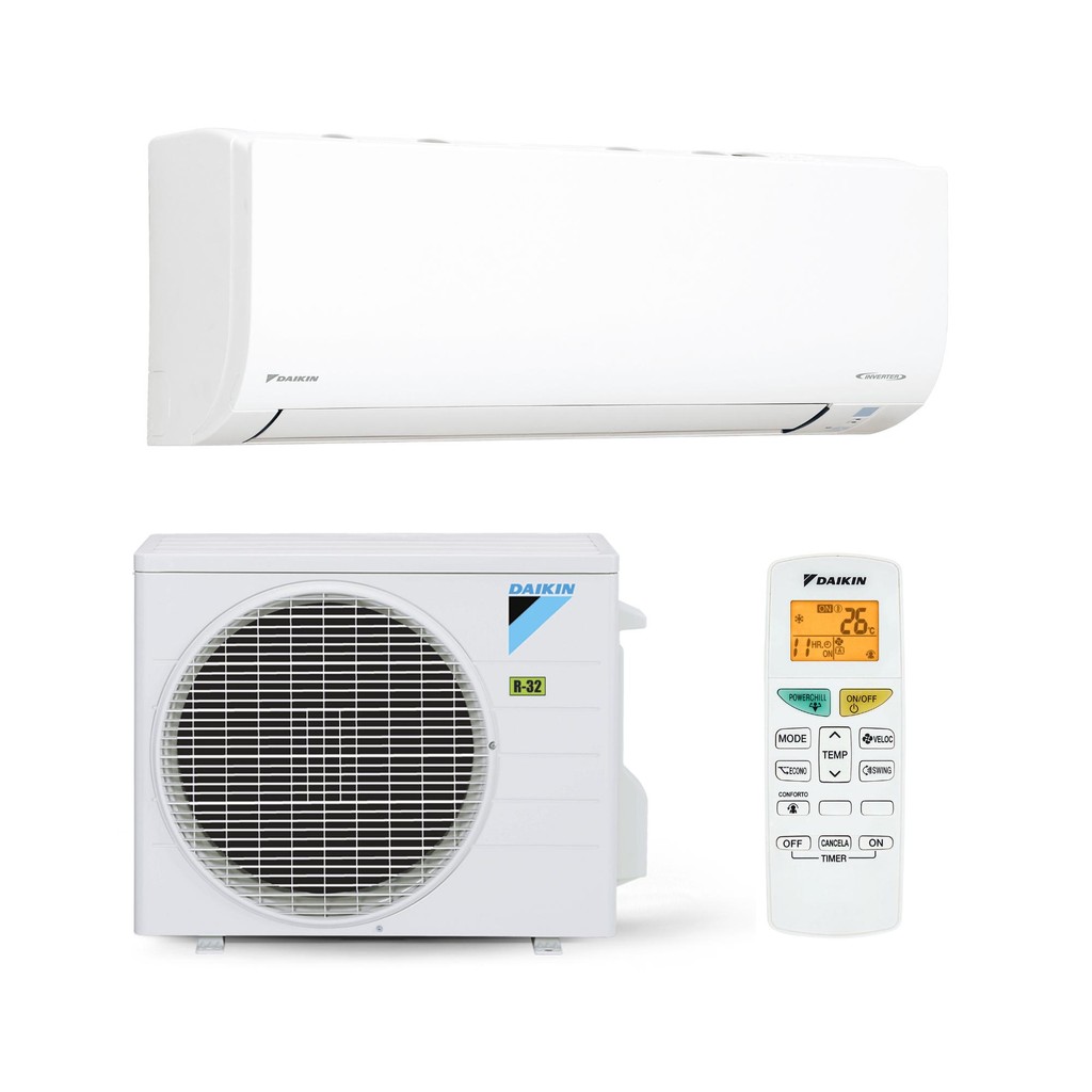 Ar Condicionado 18000 BTUs Split Hi Wall Inverter Daikin Quente e Frio Ecoswing Smart Gold R-32 220V - Home Appliances