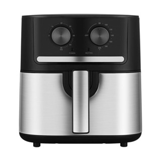 Fritadeira Air Fryer Midea Cyclone Preto e Inox 5,5L 220V FM55S2 em Oferta na Shopee