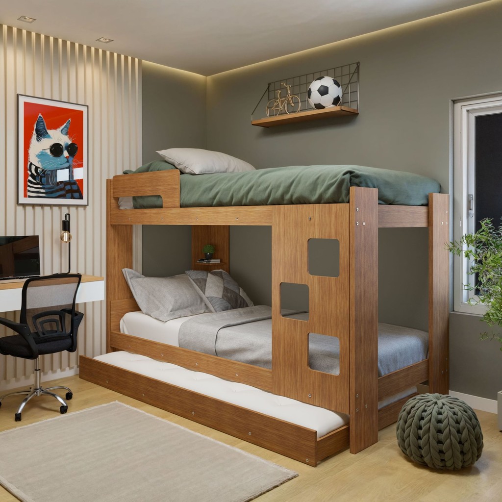 Treliche 100% MDF com Prateleira Vegas Ypê em Oferta na Shopee