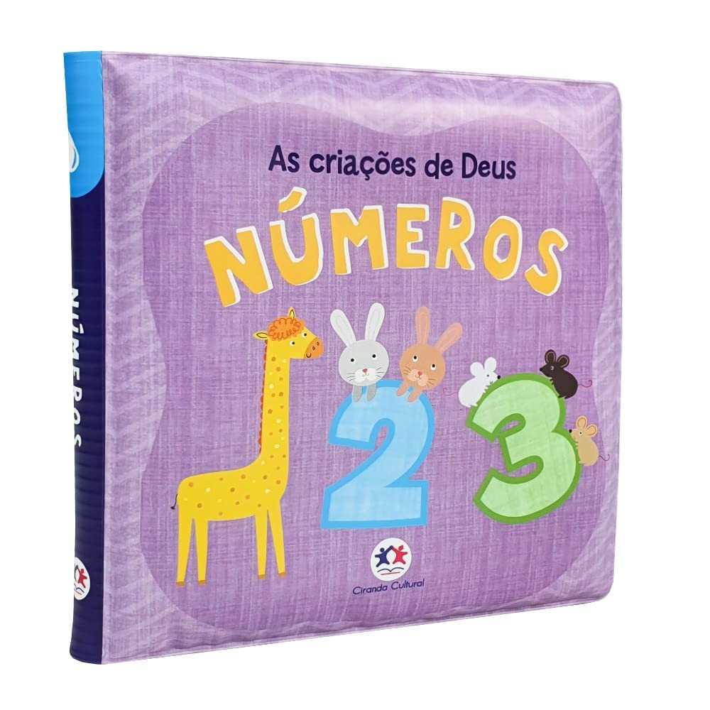 Livro Infantil De Banho Para Bebê - As criações de Deus - Números em Oferta na Shopee