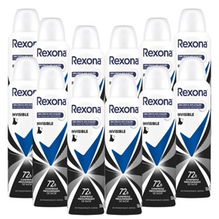 Kit 12 und Desod Aero Rexona Feminino Invisible 150ml em Oferta na Shopee