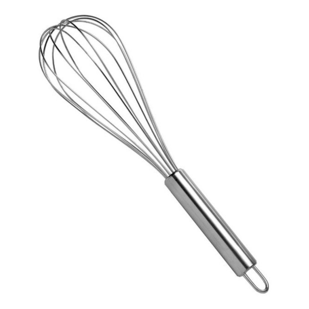 BATEDOR DE CLARAS FOUET MANUAL ACO INOX 24,5 CM