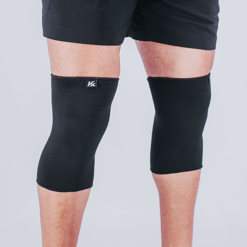 Joelheira Kanxa Elástica Lisa Preta em Oferta na Shopee