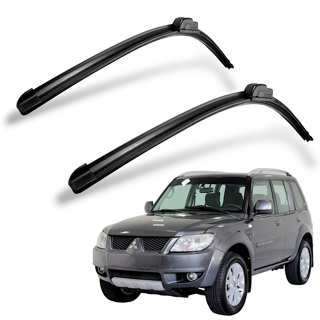 Par De Palheta Limpador Parabrisa cinoy Slim silicone veiculo:MITSUBISHI pajero TR4