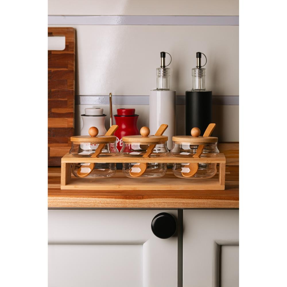 3 Potes Wolff em Borossilicato com Tampa Hermética 280ml em Oferta na Shopee