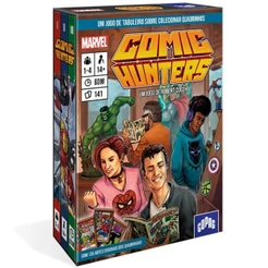 JOGO DE TABULEIRO MARVEL COMIC HUNTERS COPAG QUADRINHO COLECIONÁVEL SUPER HERÓIS HQS REVISTA COLEÇÃO