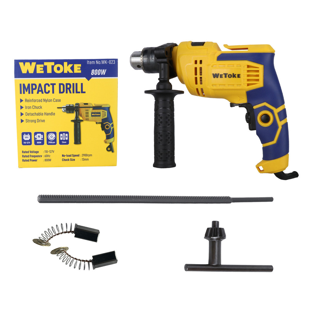 Furadeira De Impacto Martelete 800w 2900rpm Bivolt