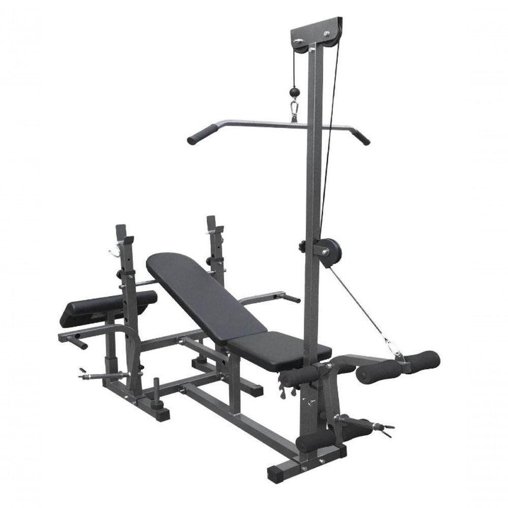 Banco De Supino Wct Fitness 367 Estação De Musculação Aparelho Ginastica Preto