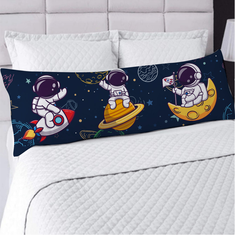 FRONHA TRAVESSEIRO DE CORPO XUXÃO 1.25X0.45CM REFIL ENCHIMENTO DE SILICONE ASTRONAUTA GALAXY STAR em Oferta na Shopee
