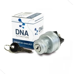 Chave De Partida Ignição Universal Adaptação 12v 4 terminais Com 2 Chaves