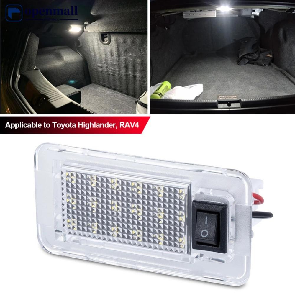 OMALL 1 Pc Carro LED Luzes De Matrícula Lâmpada Luz De Porta-Malas Substituição De 12V Para Toyota RAV4 MK5 Prius Siena em Oferta na Shopee