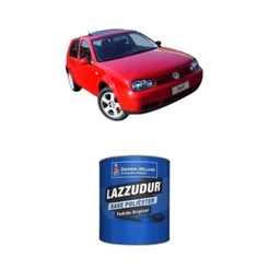 TINTA POLIESTER VERMELHO TORNADO LISA VOLKSWAGEN 2005 900ML LAZZUDUR