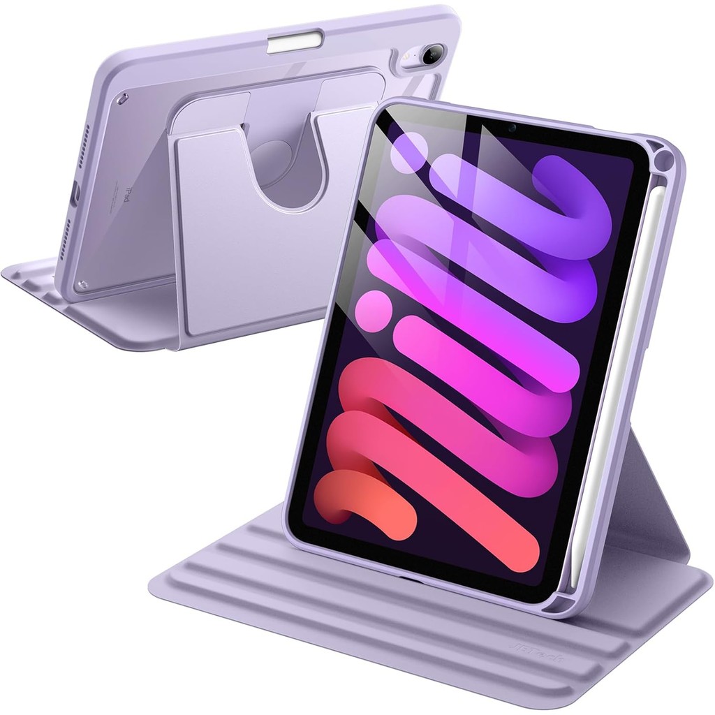 Capa Giratória Para iPad Mini (A17 Pro , Modelo 2024 , 7a Geração)/6 (2021 , 6a 