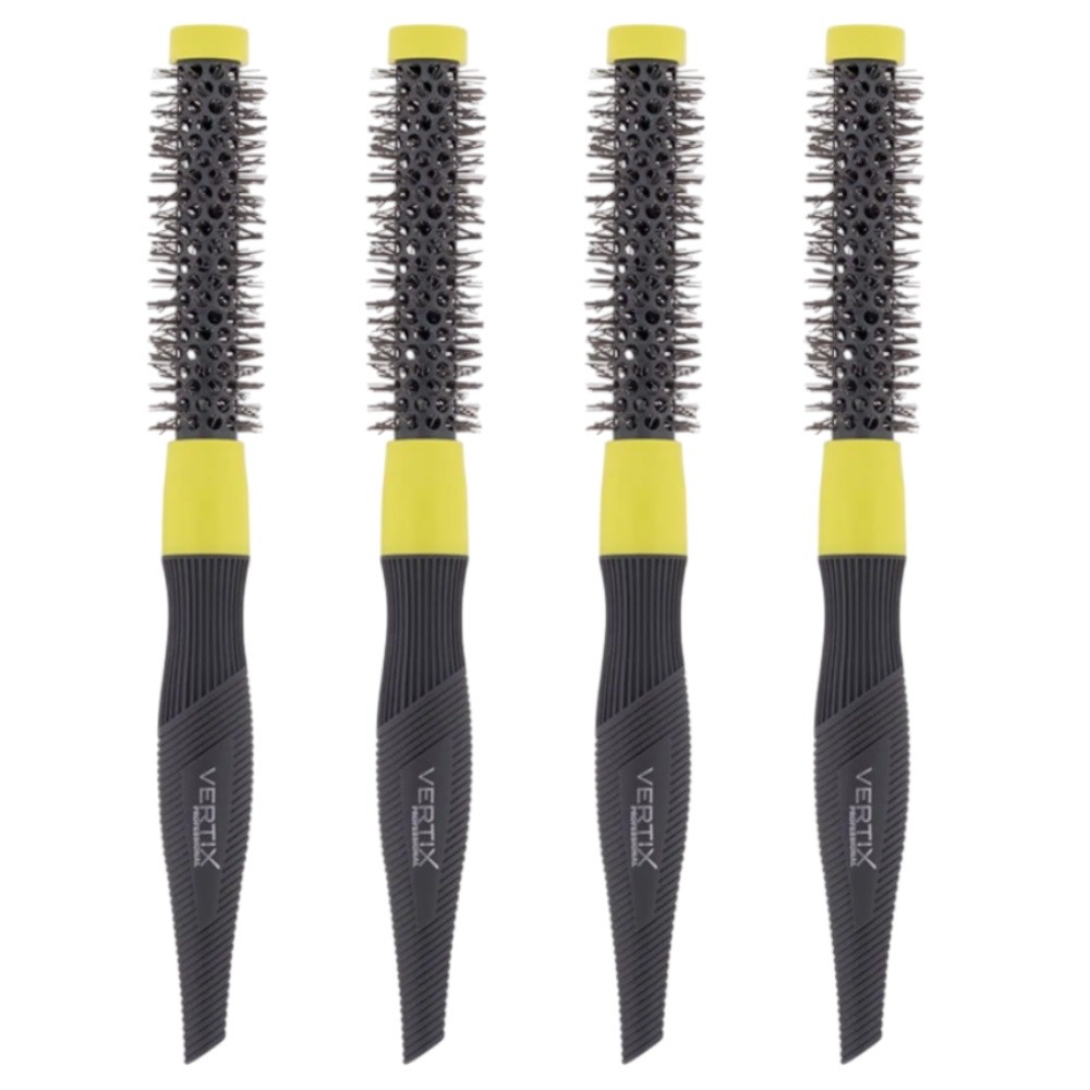 4UN Escova Profissional Lime Green Cerâmica 25mm Vertix
