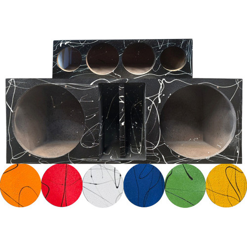 CAIXA DUTO RÉGUA CORES 2X12 VAZIA 2 ALTO FALANTE + CORNETEIRA em Oferta na Shopee