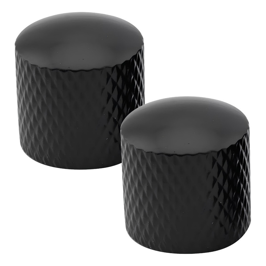 Knob Metal Preto Guitarra Baixo 2UN