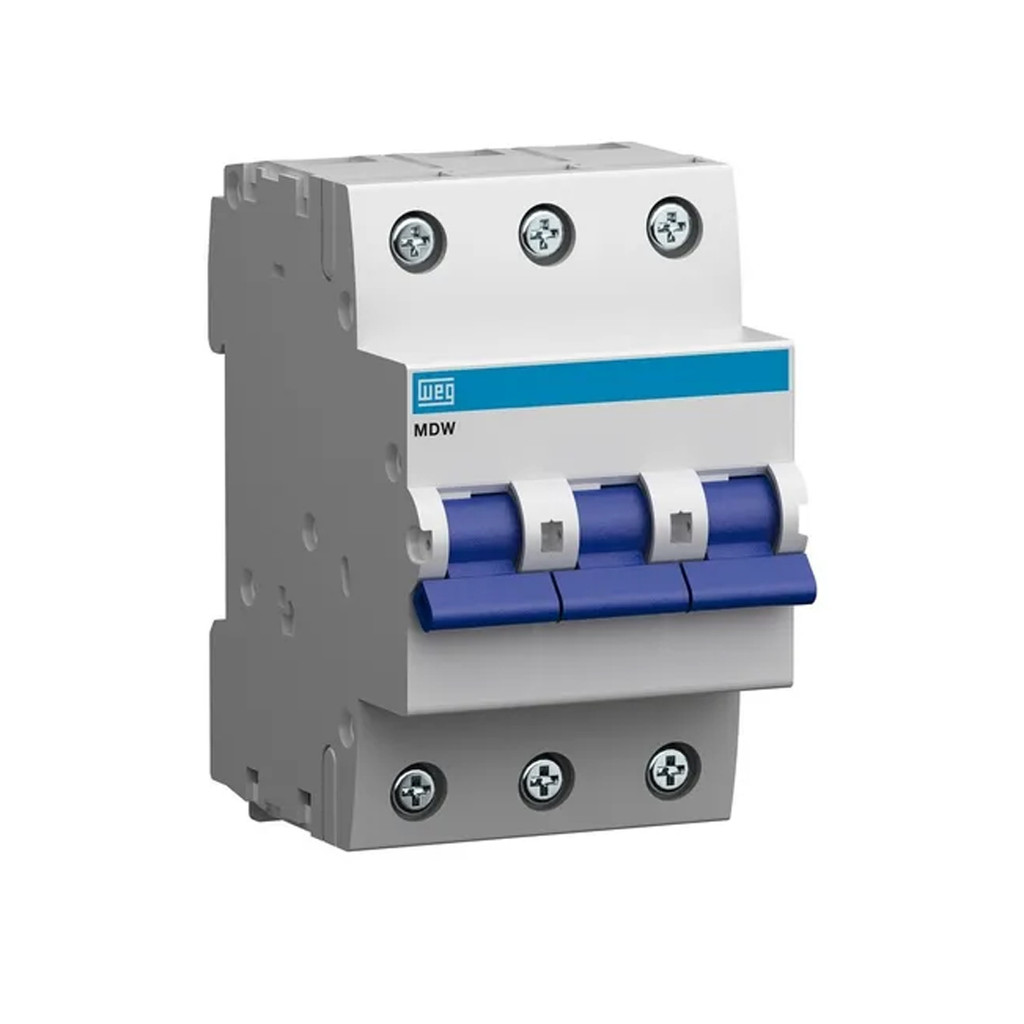 DISJUNTOR DIN TRIPOLAR MDW-C125A WEG