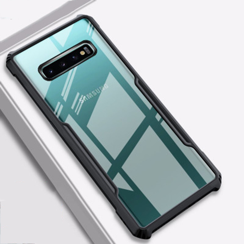 [Estoque Pronto] Para Samsung S20 Plus S20 Ultra S20 FE S10 S10 Lite S10e S9 S8 S7 Edge Capa Transparente Anti-Queda em Oferta na Shopee
