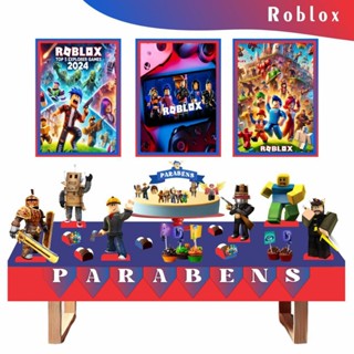 Kit Festa Facil Montagem Decoração Pratica - Roblox em Oferta na Shopee