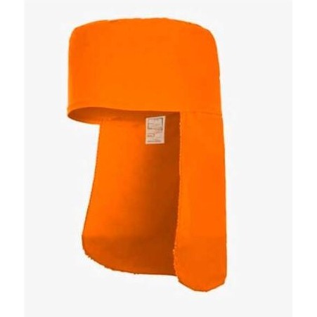 TOUCA SOLDADOR EM BRIM LEVE LARANJA C/VELCRO CA 49731