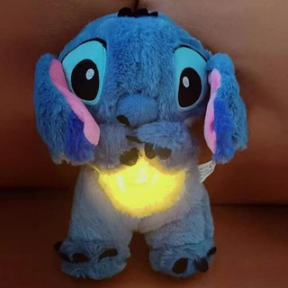 stitch de Pelúcia que Respira e Ajuda na Hora de Dormir-(stitch que Respira com Luzes e Sons Relaxantes