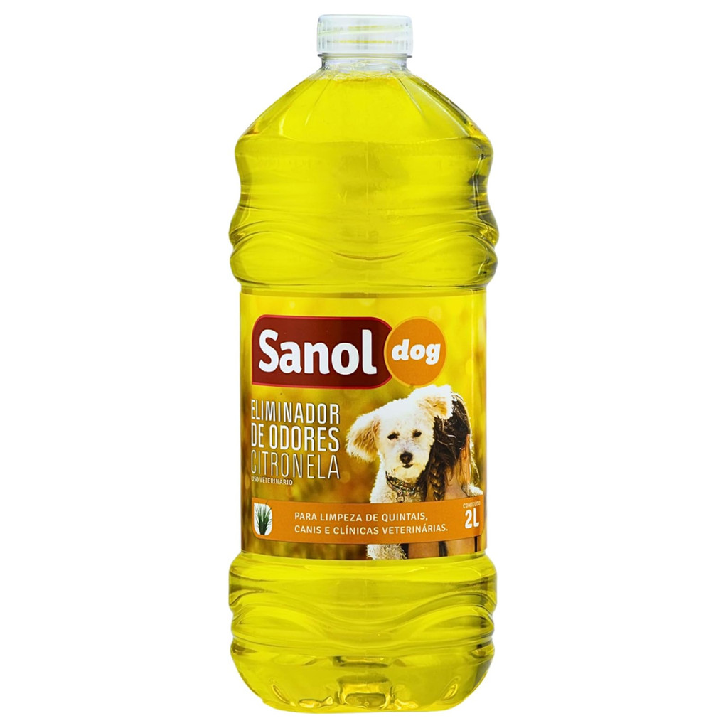 Eliminador de Odores Citronela 2L - Sanol Dog em Oferta na Shopee